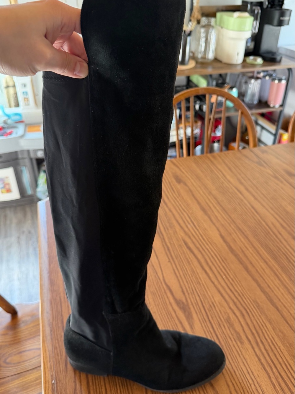 Target Black Women's Knee-High Heeled Boots
